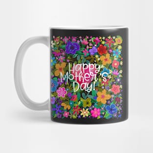 Happy Mother's Day Boho Flowers by Cherie's Art(c)2021 Mug